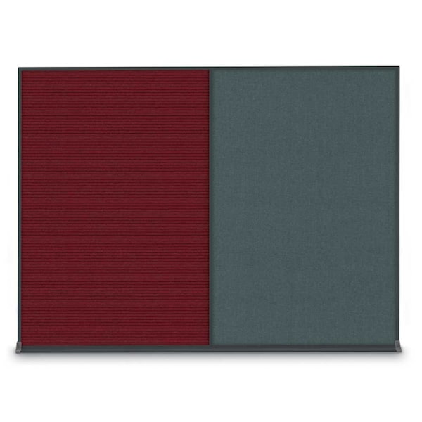 Double Door Radius Plus Corkboard, 48"X